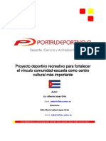Proyecto Escuela Comunidad PDF