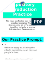 Expository Introduction Practice9-29