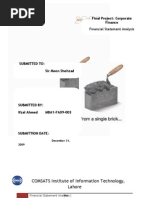 Download Lucky Cement Comparative Financial Statments Analysis by Ifzal Ahmad SN28311503 doc pdf