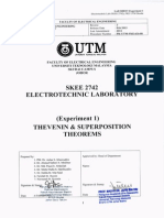 Thevenin & Superposition Theorems