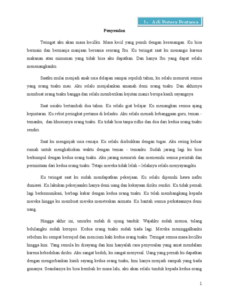 Cerpen Mia Cerpen Mia