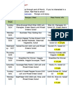 2 WK Menu Planner - March2010