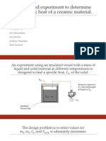 Specific Heat of Ceramic