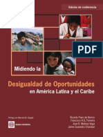 Desigualdad de oportunidades en América Latina y el Caribe