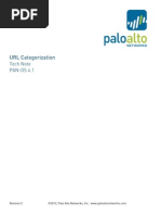 URL Categorization PANOS-RevC