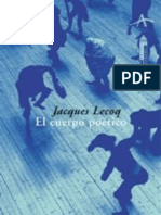 Lecoq Jacques - El Cuerpo Poetico - Una Pedagogia de La Creacion Teatral