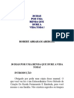 01 - 30 Dias Para Um Renda Vitalícia