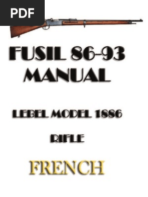 Rifle Manual Lebel French France