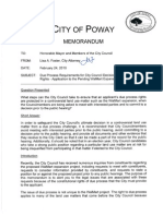 Poway City Atty Memo Re WalMart Due Process Rights