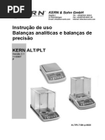balança analitica uso e manutençao