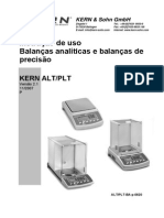 Balança Analitica Uso e Manutençao