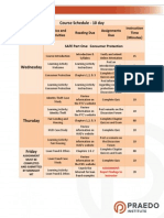 22 Hour WA Course Schedule 10 Day Update 2015