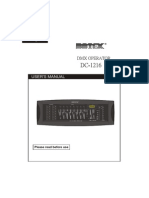 Botex DC-1216 DMX Controller PDF