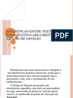 Diferenasentretextodissertativo Argumentativoeartigodeopinio 140605112005 Phpapp02