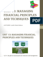 Unit 13 -Investment Appraisal