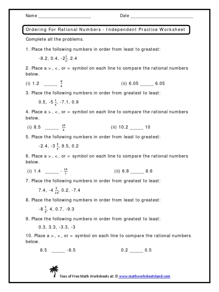 ordering-for-rational-numbers-independent-practice-worksheet-pdf