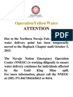 Shiprock to Hogback Water Delivery Notice