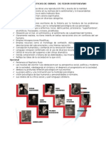 Características de Obras de Fedor Dostoievski