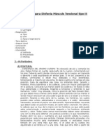 Planificación para Disfonía Músculo Tensional Tipo III