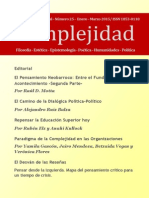 Revista Complejidad-25- Enero - Marzo 2015