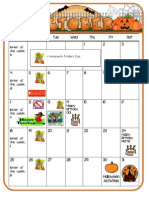 Oct 2015 Calendar