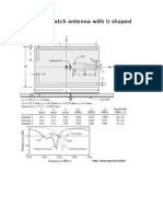 Broadband Patch Antenna With U Shaped Slot 2 - 2ghz