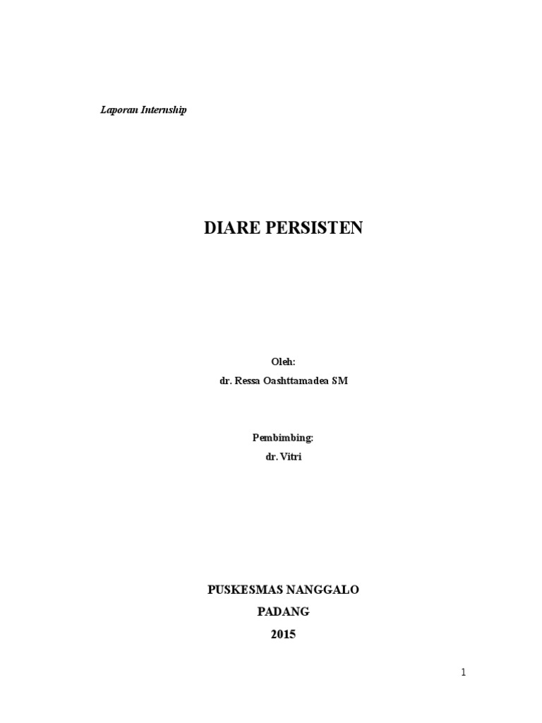 Makalah Diare