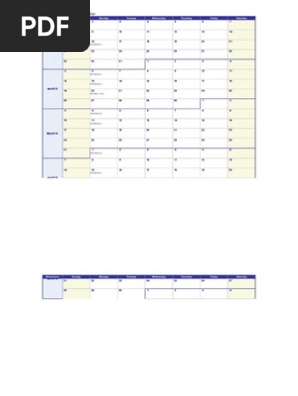 2015 Weekly Calendar CAEs