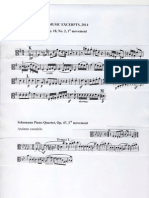 Viola Chamber Music Excerpts, 2oi4 Beethoven Quartet Op. 180 No. 2, L" Movement Allegro