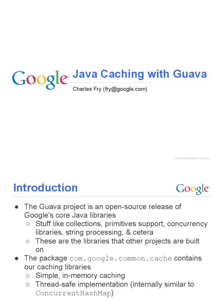 Java Guava Loading Cache Overview | PDF | Cpu Cache | Cache (Computing)
