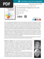 Novedades 01-14 Psicoterapia Integrativa