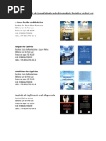 Tabela de Livros Editados Pelo Educandário Social Lar de Frei Luiz Agosto.2014