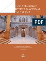 Bibliografia Biblioteca Nacional de Españ