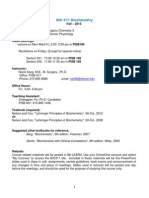 Biochemistry SyllabusFall2015