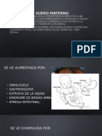 Pruebas de Suero Materno