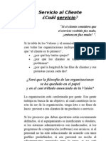 Servicio Al Cliente ¿Cuál Servicio?