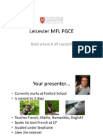 Leicester PGCE Web
