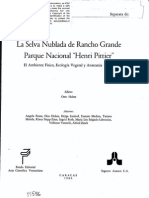 Zinck 1986. Los Suelos en Huber (Ed.) La Selva Nublada de Rancho Grande