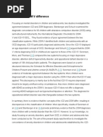 ICD 10 and DSM 5 Diffrence DDKFD