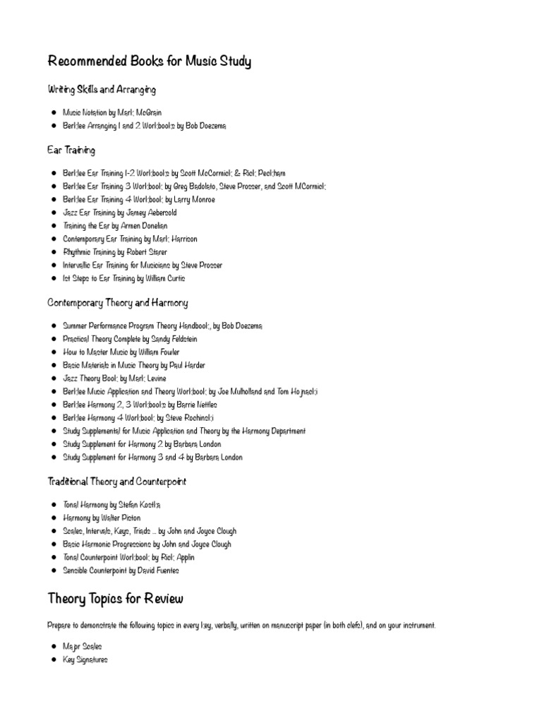 Recommended Books F | PDF