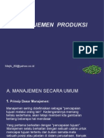 Materi Manajemen Produksi