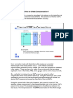 Thermal EMF in Connections: What Is Offset Compensation?