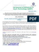 Call For Paper International Journal 2011