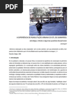 A Experiencia de Reabilitação Urbana No GTL de Guimarães