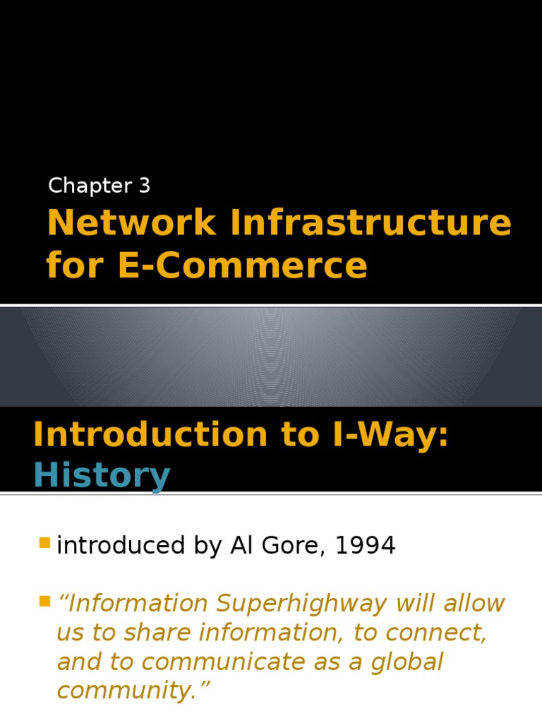 I-Way Infrastructure for E-Commerce | PDF | Business | Computers