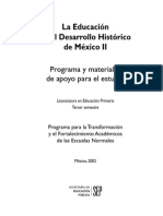 La Educación en El Desarrollo Histórico de