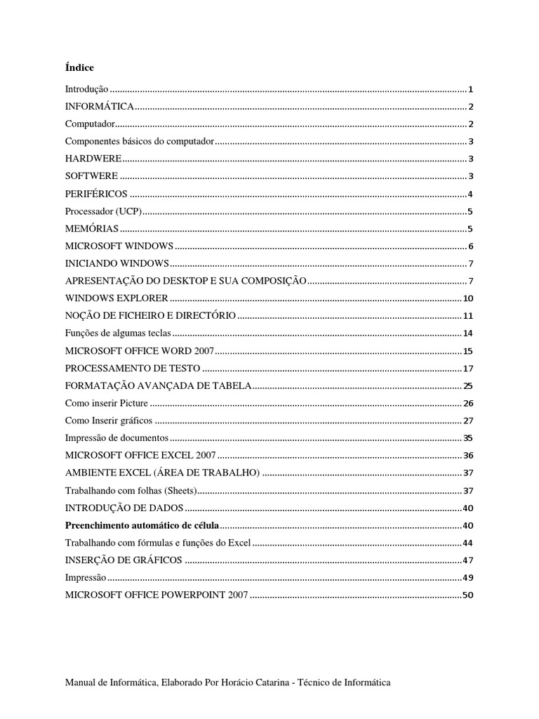 Manual de Informática Básica PDF | PDF | Microsoft Windows ...
