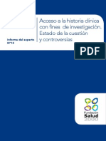 AAFF Informe Experto DatosHistoria Clínicas WEB