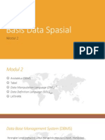 Modul 2 - Basis Data Spasial