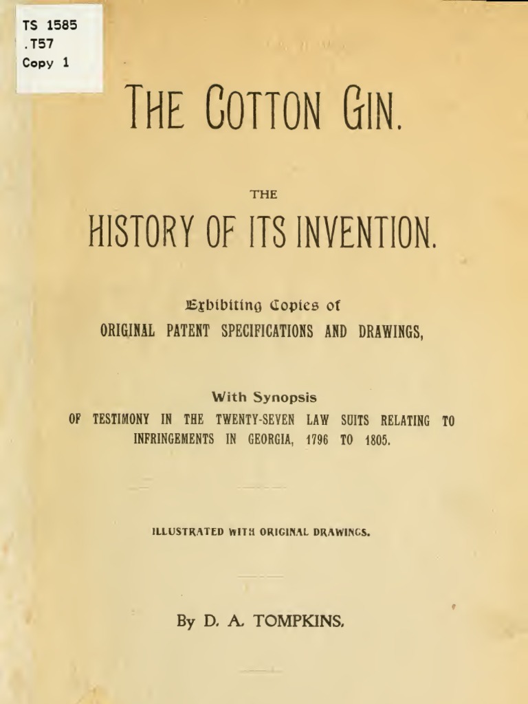 The Cotton Gin | PDF | Cotton